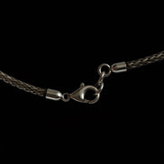 Vintage Taxco Sterling Silver Running Horse Pendant/Brooch with Solid Sterling Woven Collar Necklace