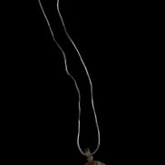 Vintage 950 Silver Spiral Pendant Necklace