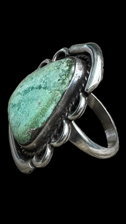 Green Turquoise Statement Ring