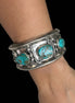 Mid-Century Turquoise Cuff