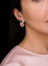 Vintage Sterling Silver Mother of Pearl Earrings