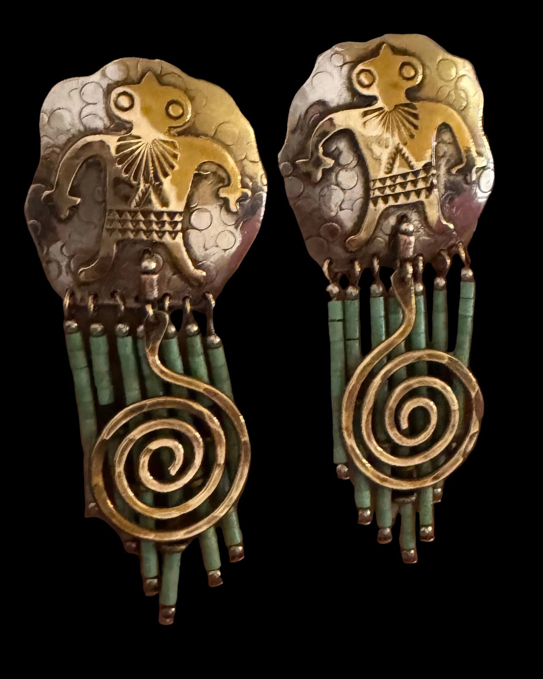 Michael Redhawk Sterling Silver Earrings
