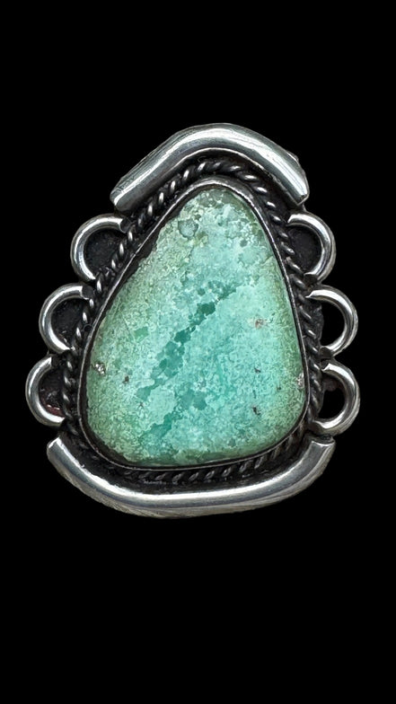 Green Turquoise Statement Ring