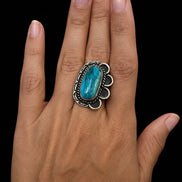 Vintage Sterling Silver Turquoise Ring