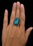 Vintage Sterling Silver Turquoise Ring