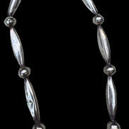 Blue Webbed Turquoise and Sterling Necklace