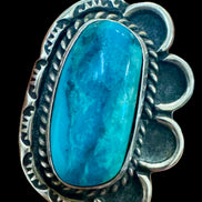 Vintage Sterling Silver Turquoise Ring