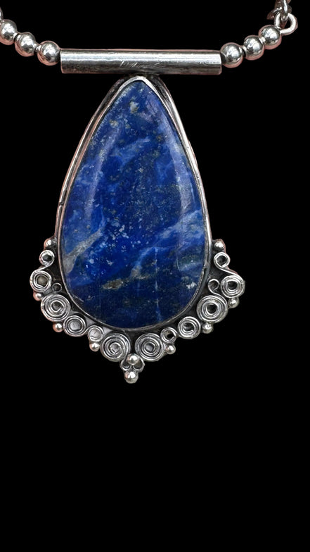 Handmade Lapis Lazuli Necklace