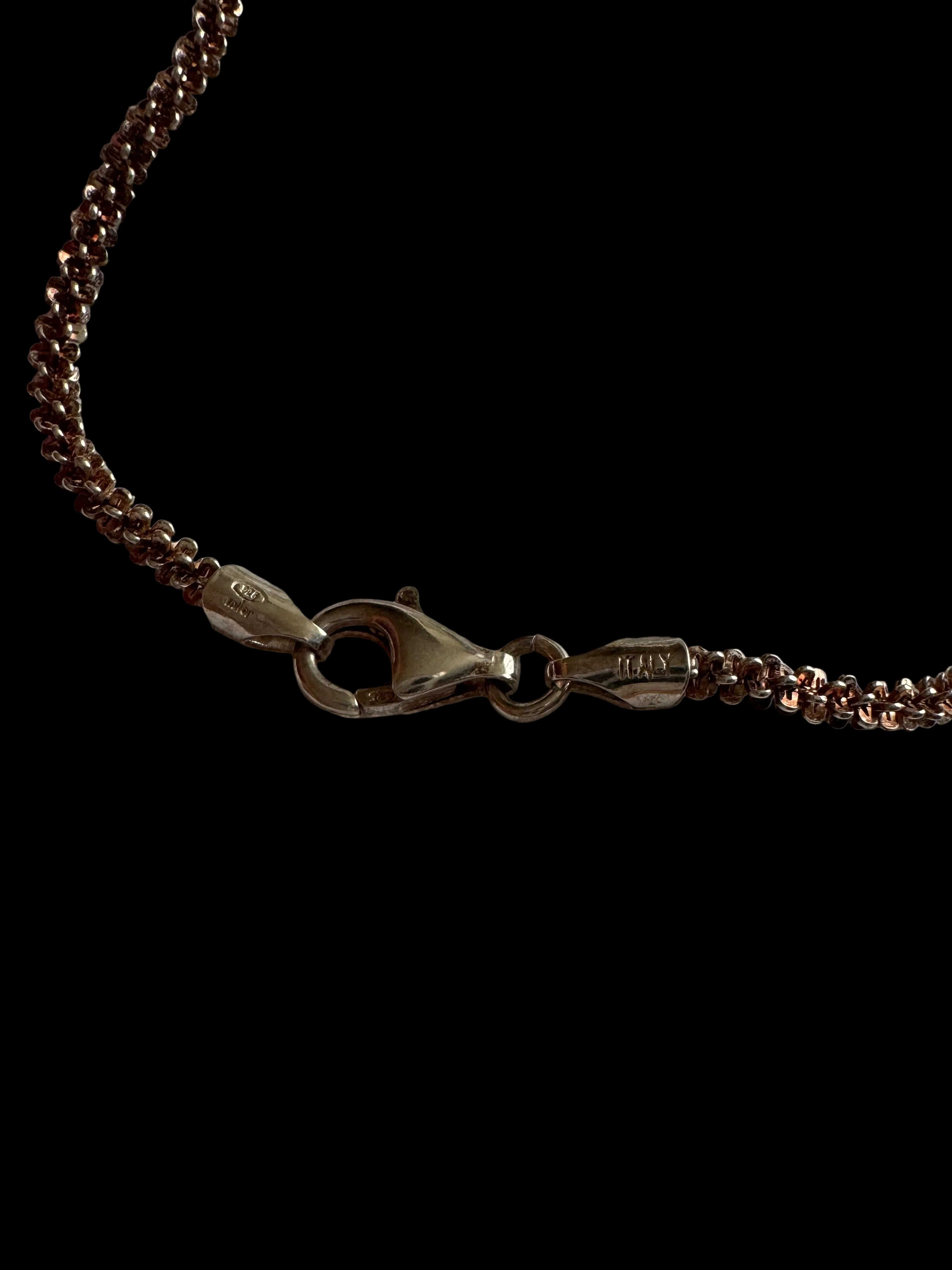 Sterling Silver Warrior on Horse Pendant with Italian Sterling Chain by Dennis Hogan