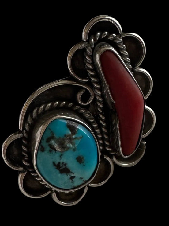 Vintage Coral and Turquoise