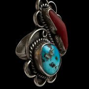 Vintage Coral and Turquoise