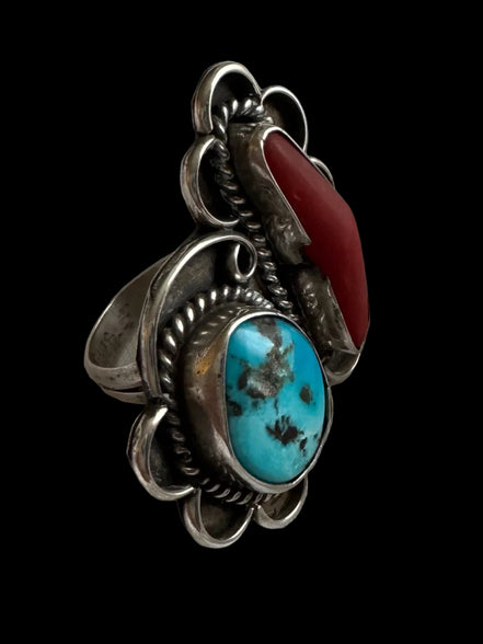 Vintage Coral and Turquoise