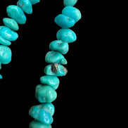 Vintage Sterling Silver Bear Claw Necklace with Turquoise and Navajo Style Pearls