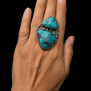 Strong Turquoise Statement Ring