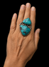 Strong Turquoise Statement Ring