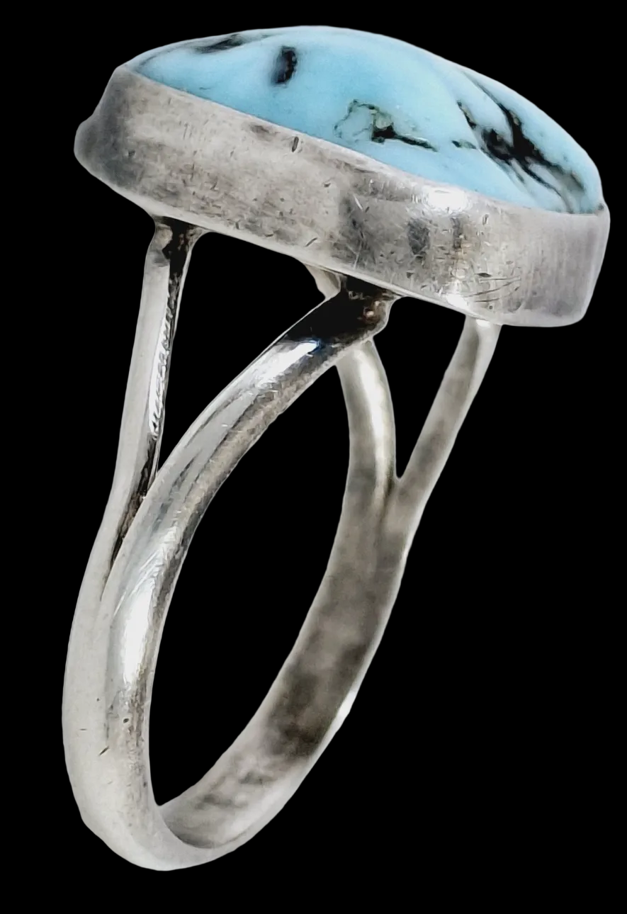 Baby Blue Turquoise Stone Ring