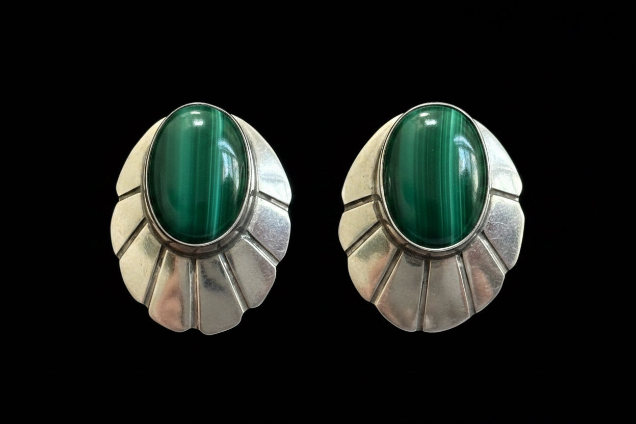Vintage Southwestern Stampwork Earrings